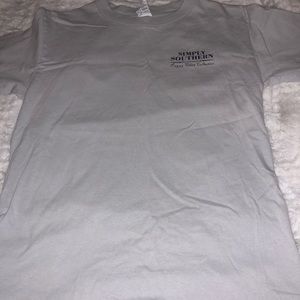 Grey/purple simply southern shirt